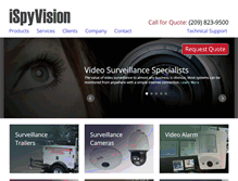 Tablet Screenshot of ispyvision.com